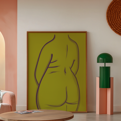 Silhouette in Chartreuse