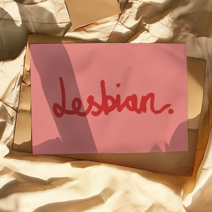 Lesbian.